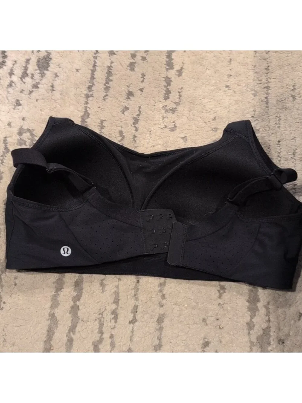 Run Times Bra High Support, B–G Cups Black
